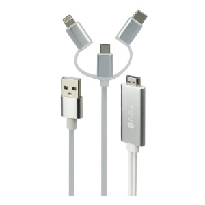 کابل تبدیل Micro-USB /Type-C /Lightning به HDMI پرووان PCH70